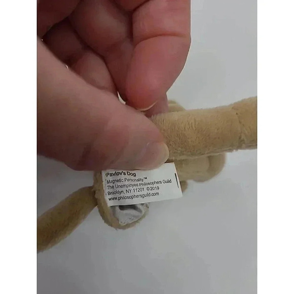 Pavlov's Dog Finger Puppet Magnetic Personality Plush - Picture 5 of 6